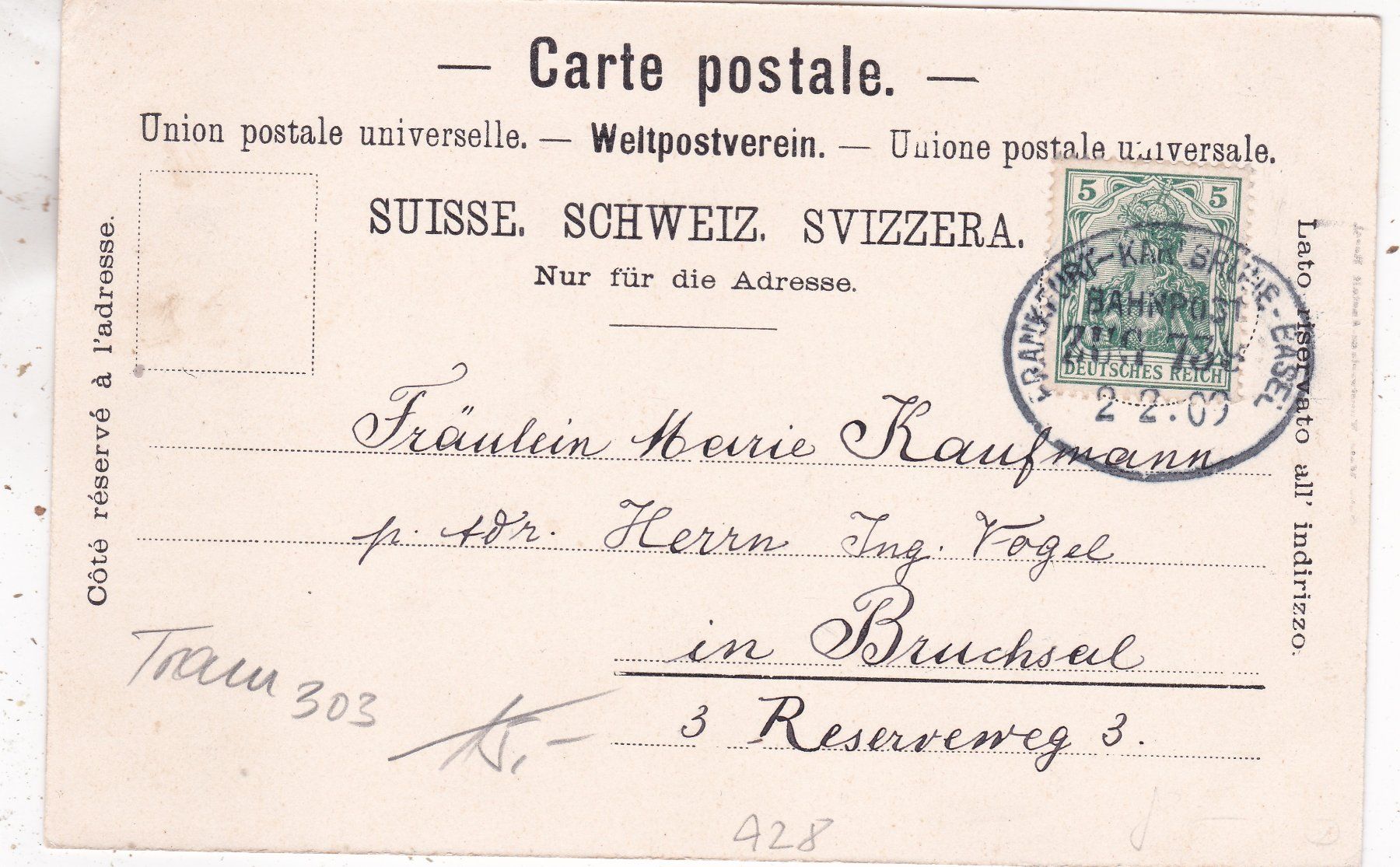 Cartoline postali: Basel Marktplatz mit Rathaus 1909 – Usato da Herisau venduto da Lisegrat2008 1