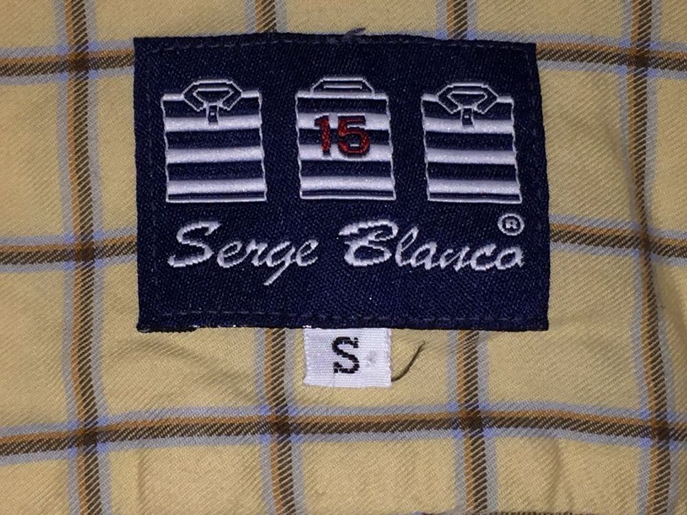 Camicie: Chemise / Hemd SERGE BLANCO  Taille / Grosse S...... – Usato da Cossonay-ville venduto da Super-Price-Quality 9