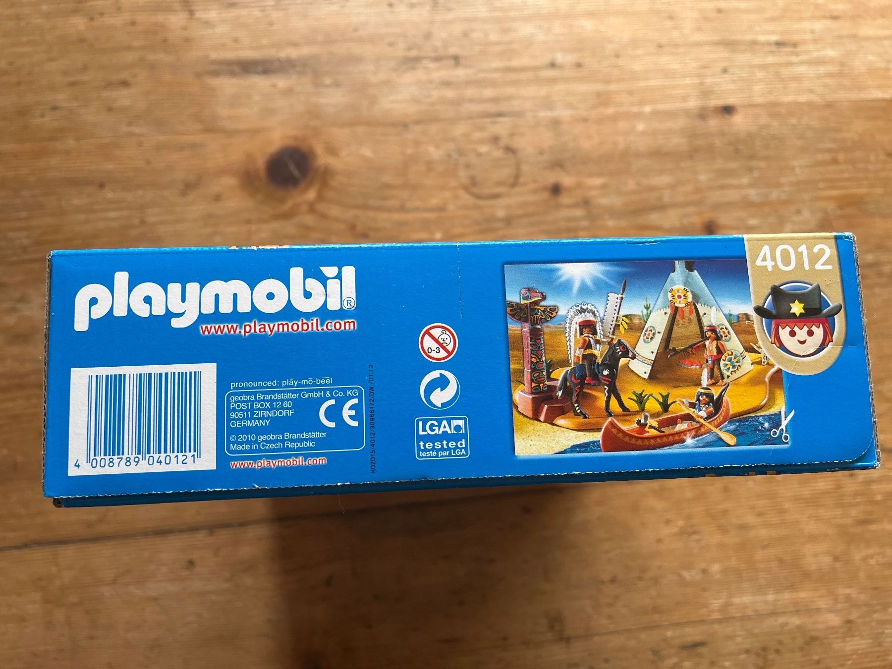 Playmobil Giocattoli: PLAYMOBIL 4012 Indianerlager – Nuovo e nell'imballaggio originale da Zürich venduto da D.J.Richter 5