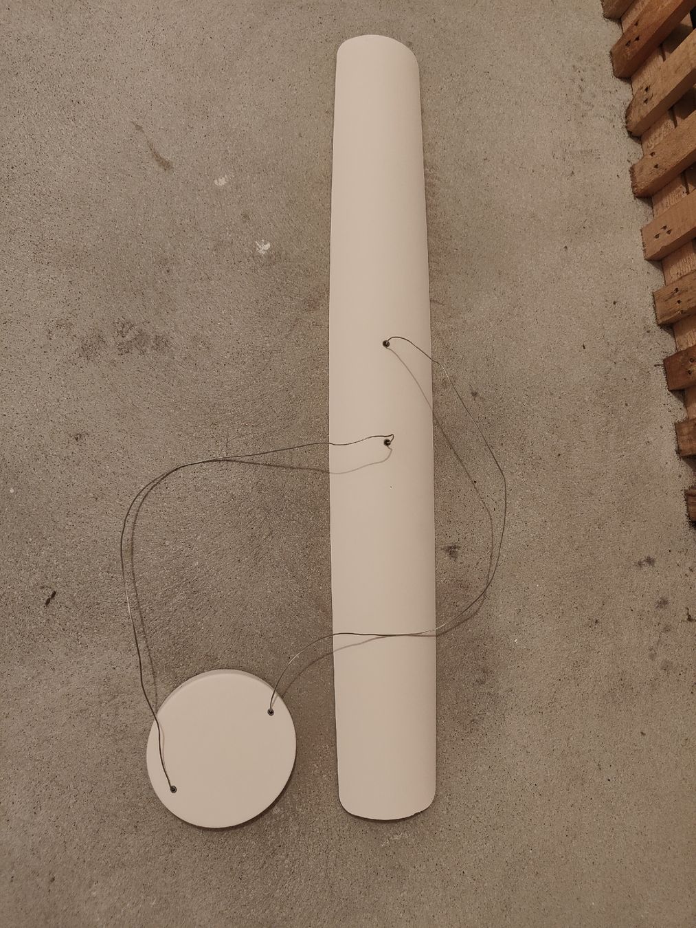 Lampen: Moderne LED Deckenlampe weiss – Gebraucht aus Hinwil von her_2t5p