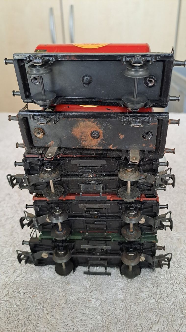 Buco Modellini di ferrovie: Buco 9 Güterwagen H0 WS/32 – Usato da Winterthur venduto da Riebeli333 8