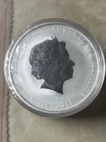 Australien Silber Lunar Hase 5 x 2 oz 2011 in Kapsel🐰Top!