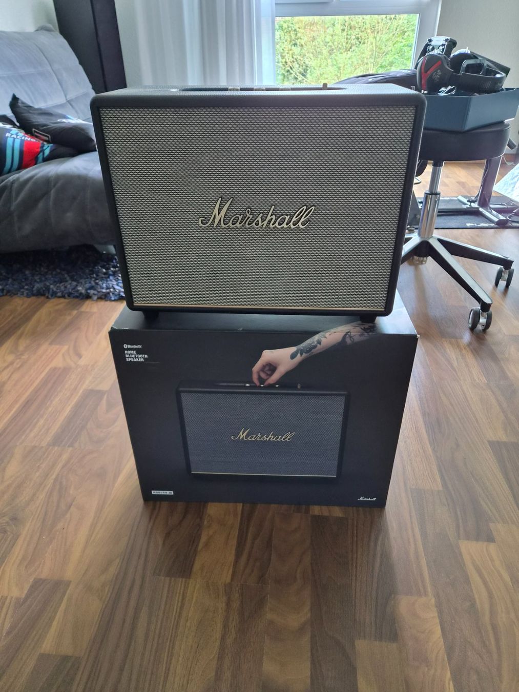 Marshall Lautsprecher: Marshall Woburn Gen. III schwarz, Bluetooth – Gebraucht aus Villnachern von twofacefromportishead 2