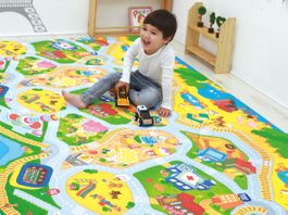 Spielteppich / Spielmatte / Kinderteppich sehr angenehm
