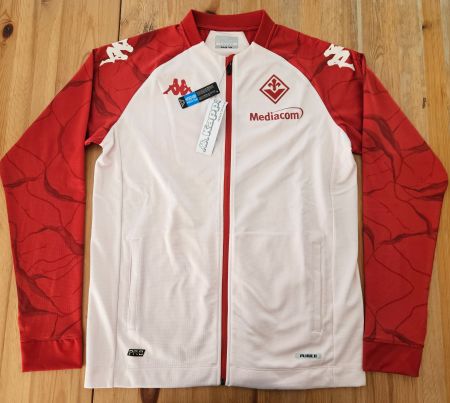 AC Fiorentina Jacke Kappa NEU Gr. L Trainerjacke Florenz