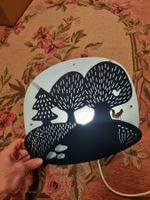 IKEA Wandlampe „Waldmotiv“, Metall, selten