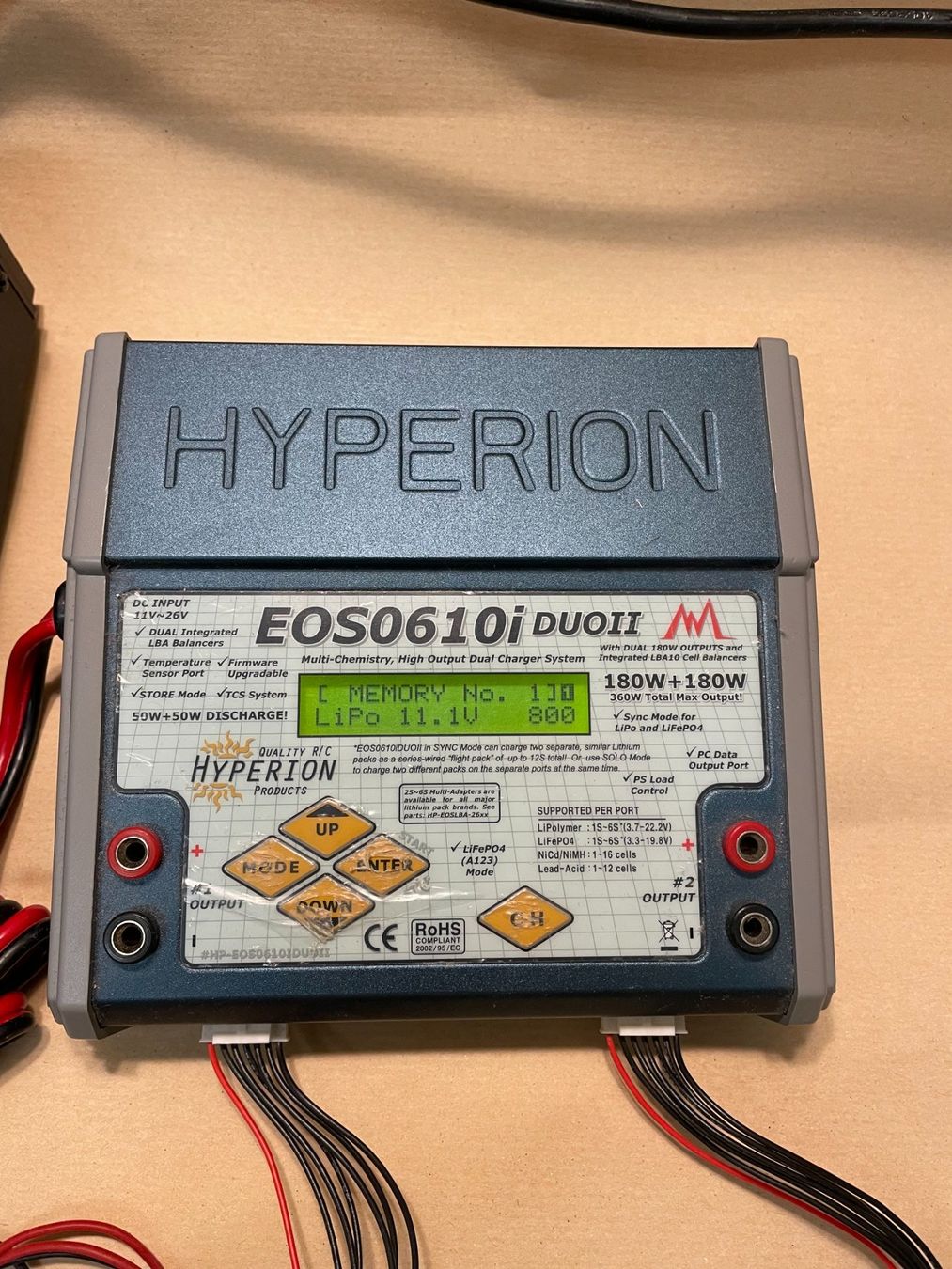 Hyperion Akkus, Ladegeräte & Netzgeräte: Hyperion Ladegerät und Power Supply – Gebraucht aus Winterthur von Mustangp51 1