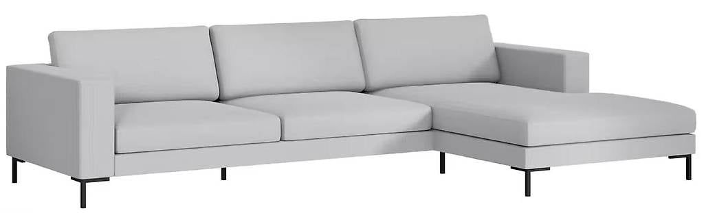Livique Divani: Grosses Ecksofa hellgrau 311×182 cm  NP CHF 2299 – Usato da Allschwil venduto da Sam567