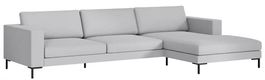 Grosses Ecksofa hellgrau 311×182 cm  NP CHF 2299
