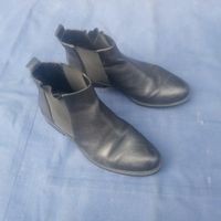 Schwarze Lederstiefeletten, Grösse 37