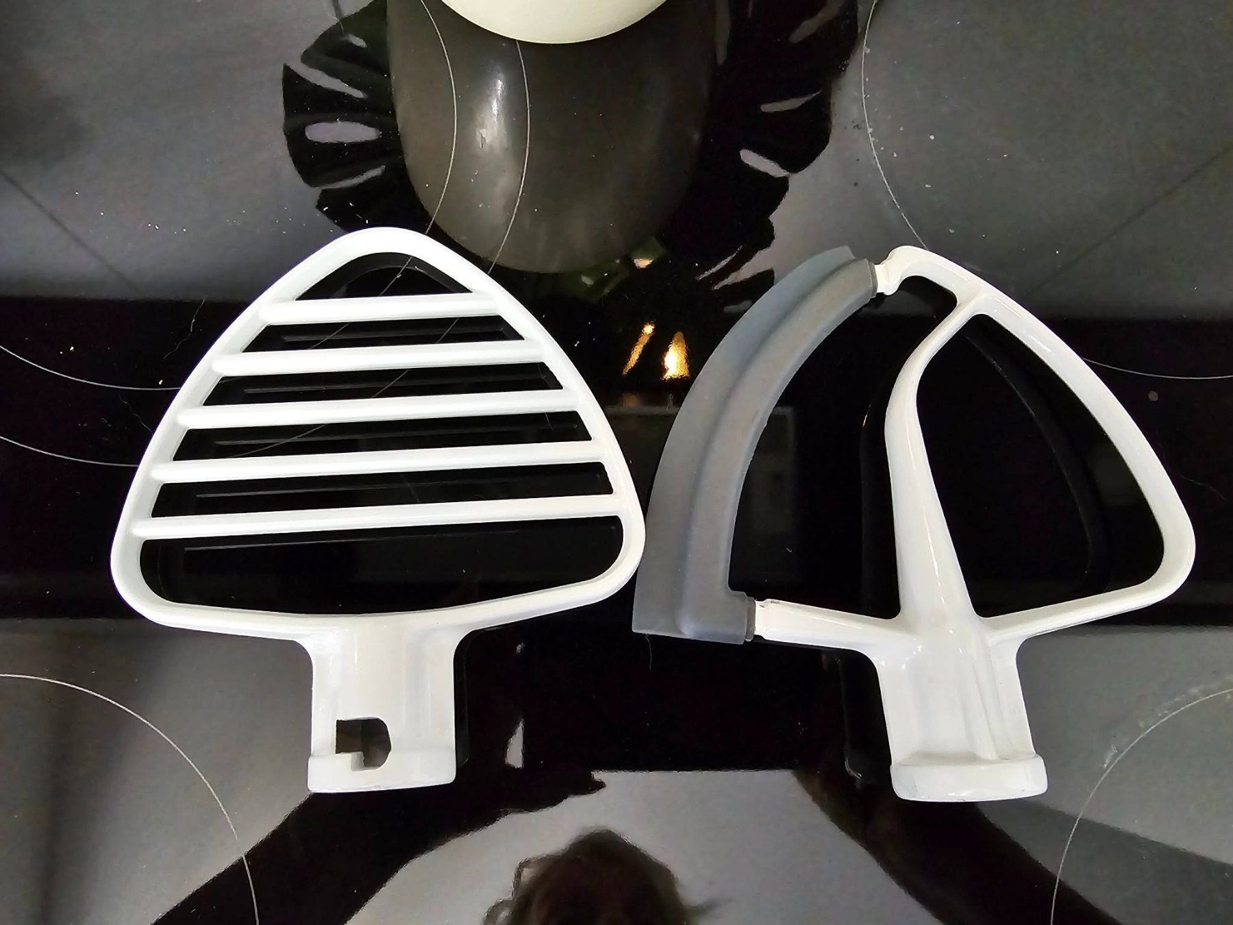 Kitchenaid Elettrodomestici da cucina: Orig. KitchenAid Flexi- und Feinteigrührer im Set – Nuovo (secondo la descrizione) da Winterthur venduto da BW.1994
