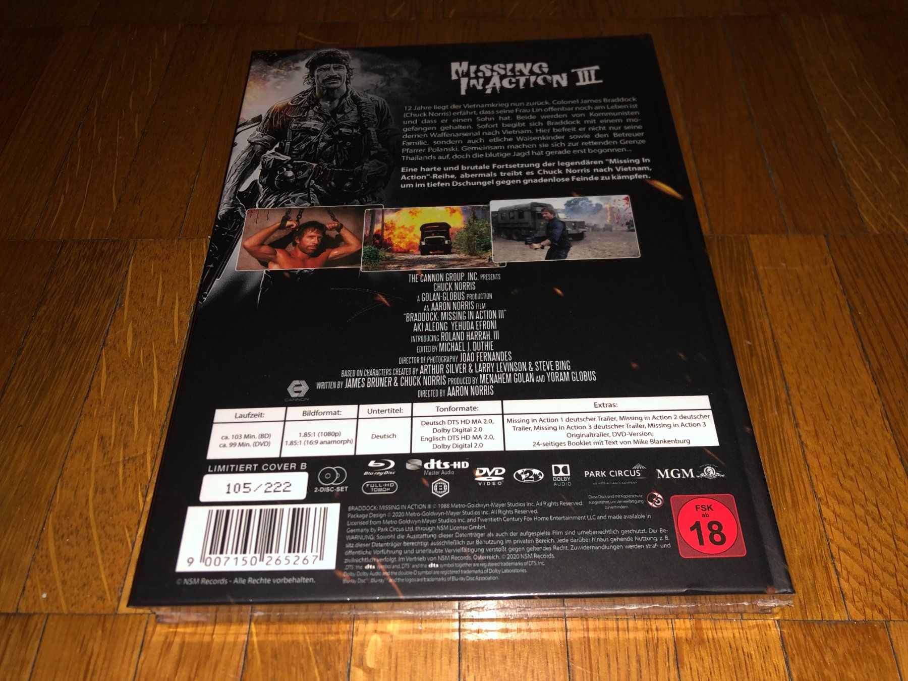 Alle DVDs: Missing in Action 3 - Braddock - MEDIABOOK - B - UNCUT – Neu und originalverpackt aus Basel von havsok 1