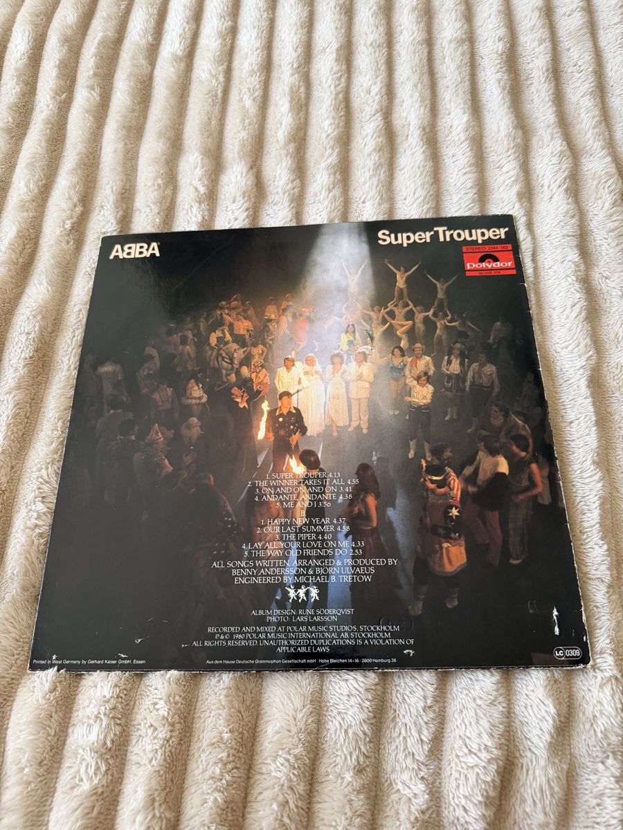 Schallplatten: Vinyle ABBA – Super Trouper – Gebraucht aus Bussigny von Serena2009 1