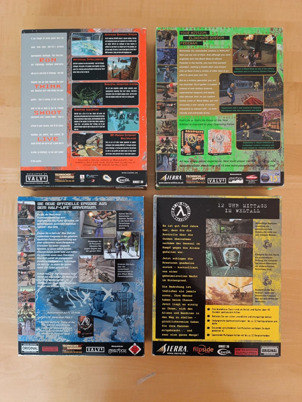 Spiele: Half Life Big Box US Version inklusive 3 Erweiterungen – Gebraucht aus Wiedlisbach von K1R2 1