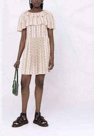 See By Chloé Premium Minikleid floral Print Gr. 36/S