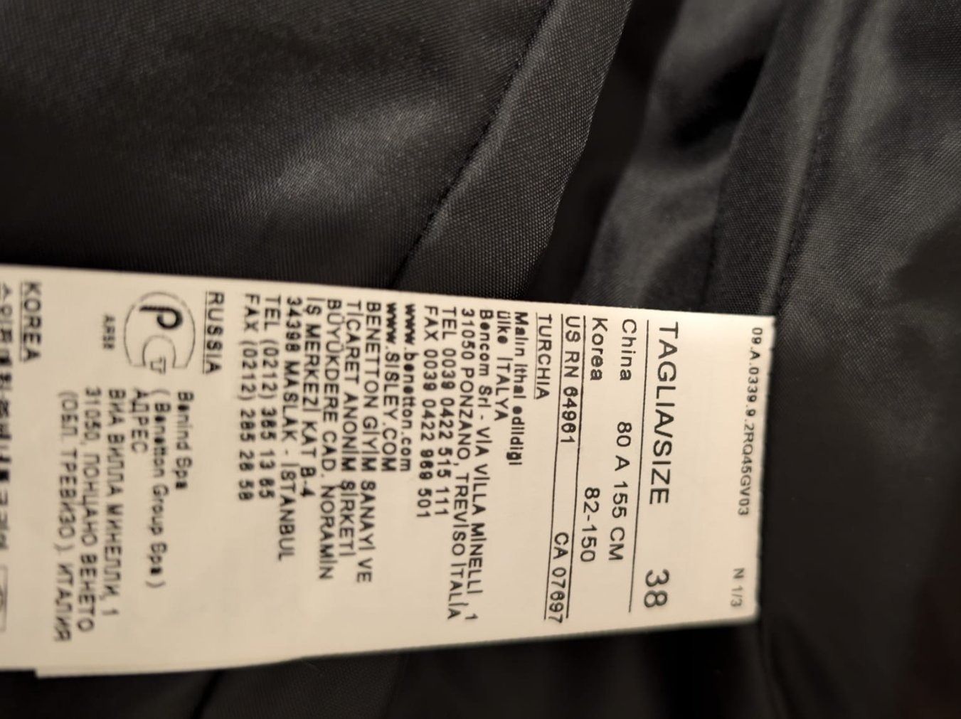 Benetton Gilet & Giacche senza maniche: Ärmellose Weste Marke Benetton Gr.38 – Nuovo (secondo la descrizione) da Baden venduto da bab_6cxc 5