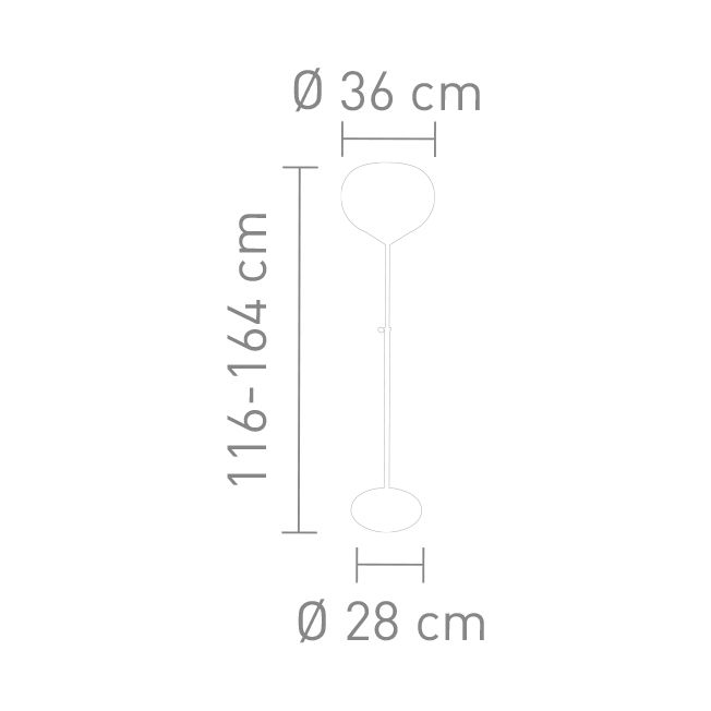 Lampen: Designer Stehleuchte, 36 cm Ø, Metall – Neu (gemäss Beschreibung) aus Kreuzlingen von Smart-Light 3