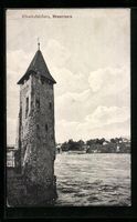 Rheinfelden, Flusspartie am Messerturm