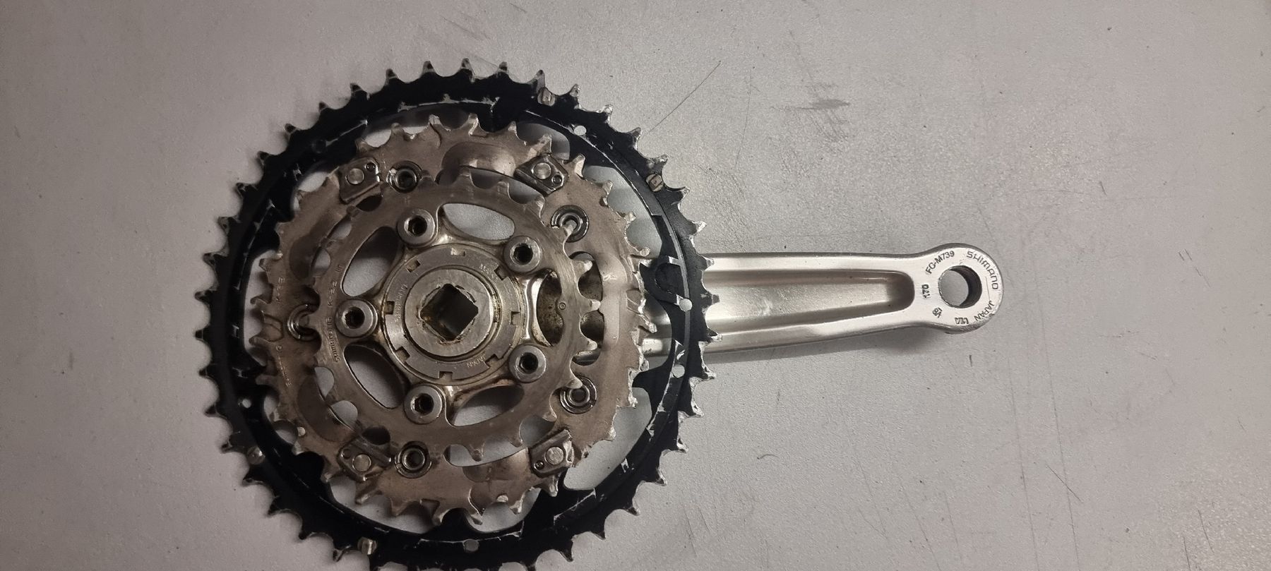 Shimano Pièces détachées: Shimano XT M739 Kurbel  – D'occasion à Seon par Stibinio 4