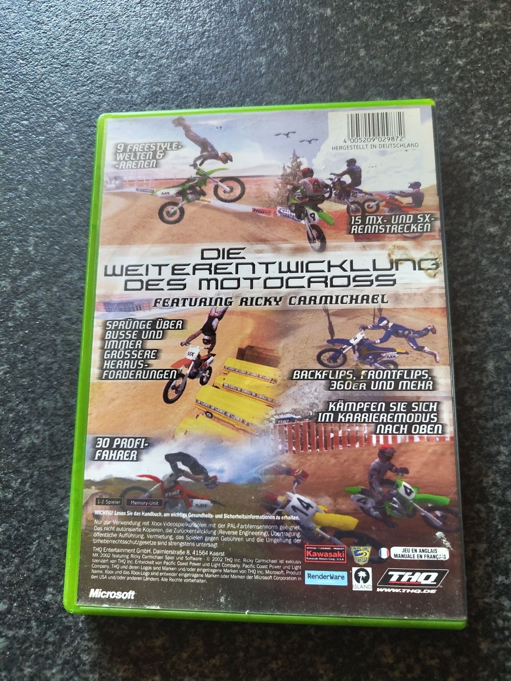 Giochi: Xbox MX 2002 Ricky Carmichael – Usato da Attiswil venduto da JP1291 1