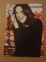 Désirée Nosbusch - handsignierte Autogrammkarte
