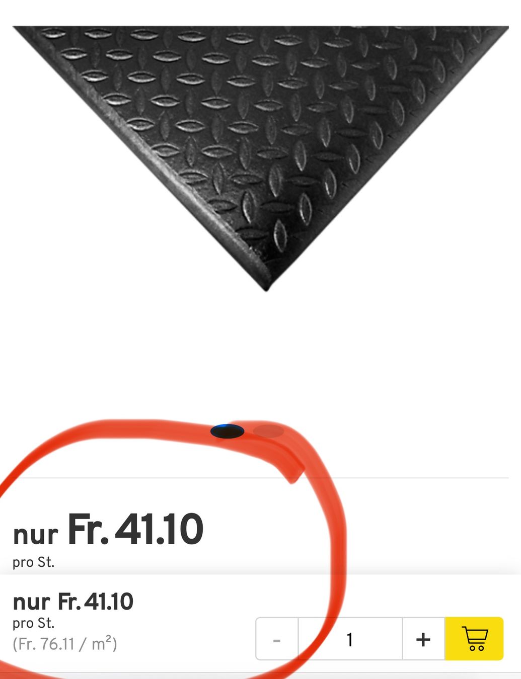 Tappetini fitness: 2 neue Orthomat Arbeitsplatzmatte schwarz – Nuovo (secondo la descrizione) da Necker venduto da liq24 1