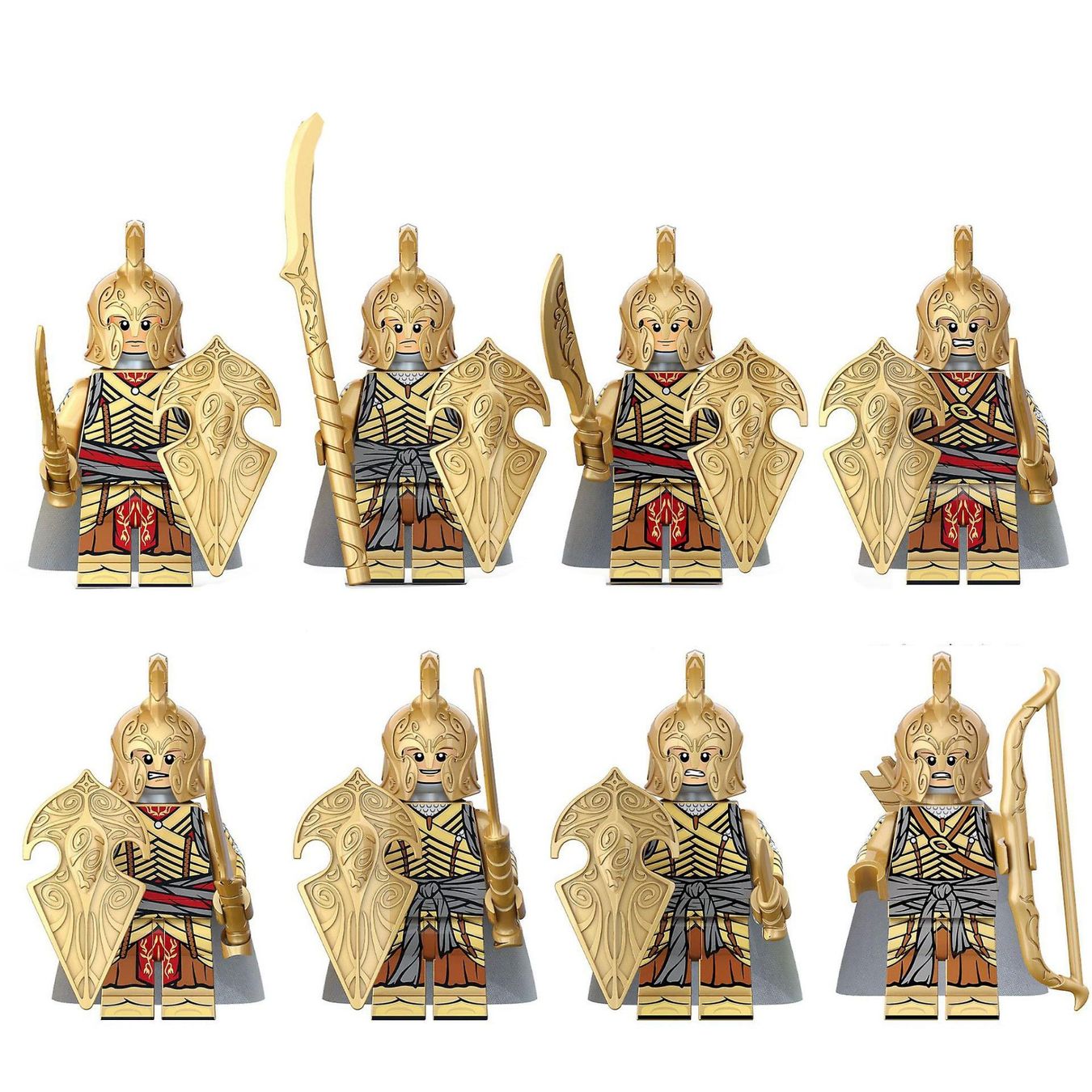 Giocattoli: 8 Diverse Elfen-Krieger Ritter | Minifiguren – Nuovo e nell'imballaggio originale da Oensingen venduto da CSCollectors