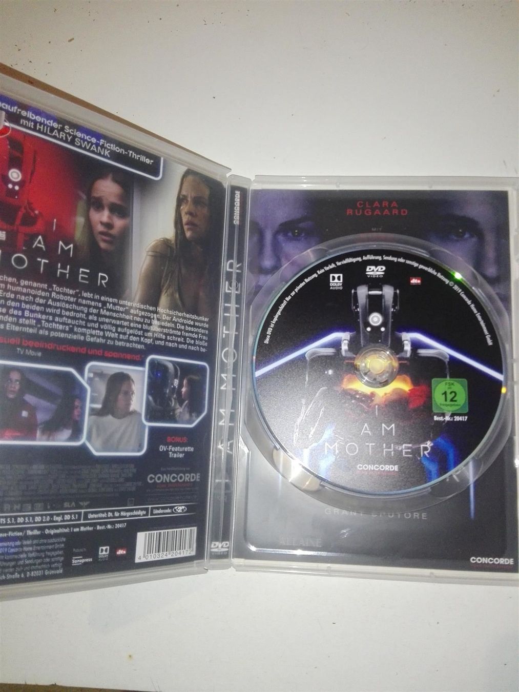 Tutti i DVDs: I am Mother                                          ©'2019 – Usato da St. Gallen venduto da elk2021 1
