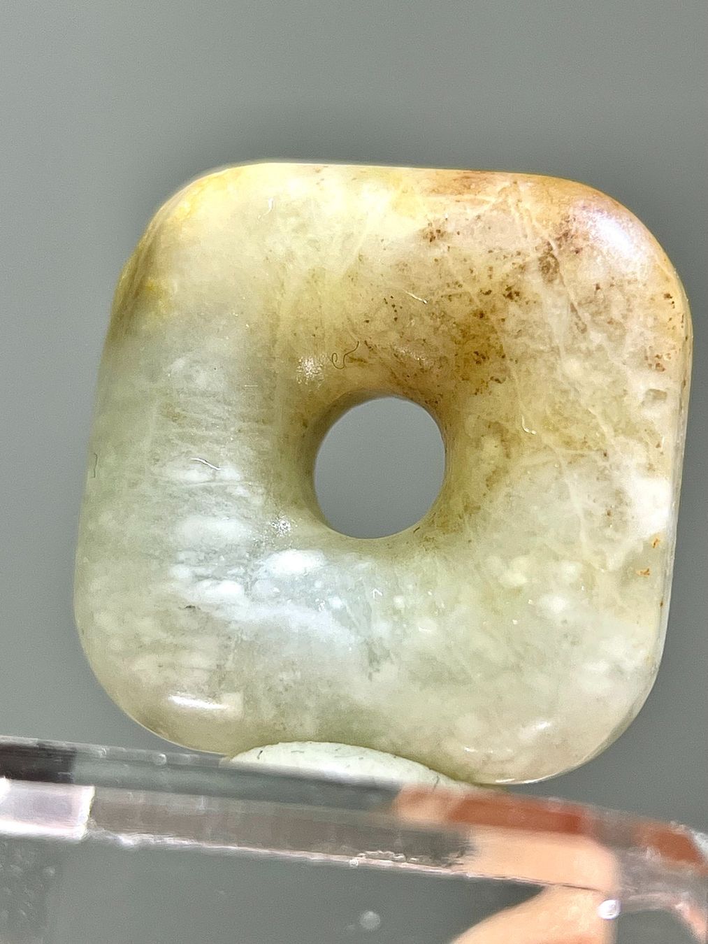 Ciondoli: Echte chinesische -Jade  Pi-Scheibe Set Ca.2cm – Nuovo (secondo la descrizione) da Schiers venduto da sisikristall 2