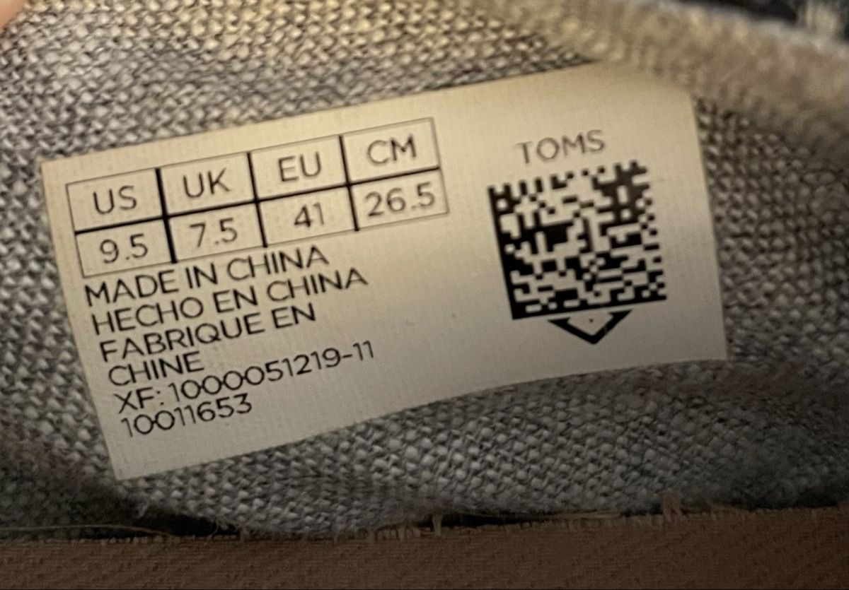 Toms Damenschuhe: Toms Schuhe Grösse 7.5 / 41 – Gebraucht aus Rotkreuz von Rajah 4