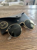 Sonnenbrille Ray-Ban Round Metal Gold Schwarz Damen/Herren