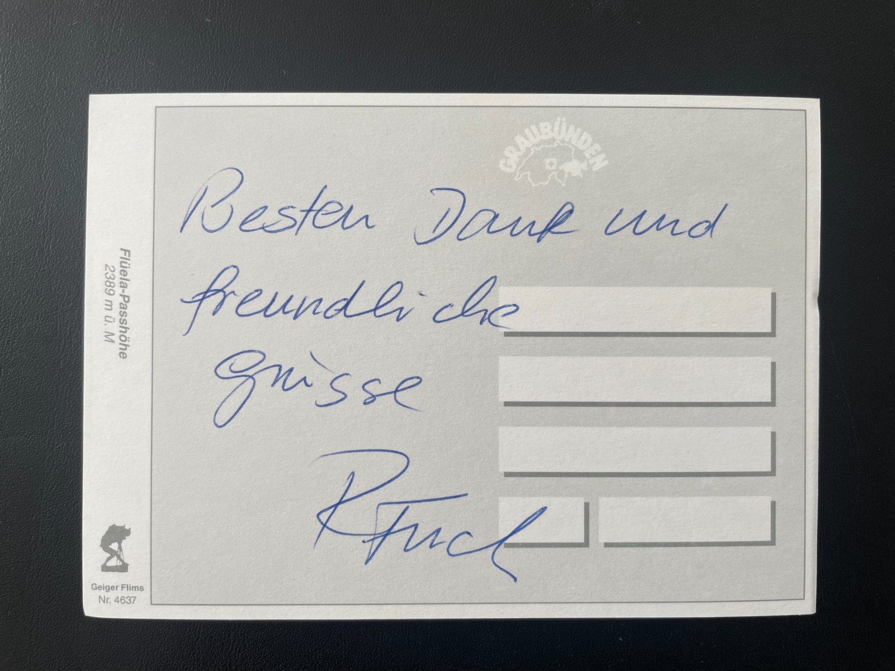 Cartoline postali: AK GR Flüelapass, Passhöhe – Usato da Thal venduto da Danny82 1