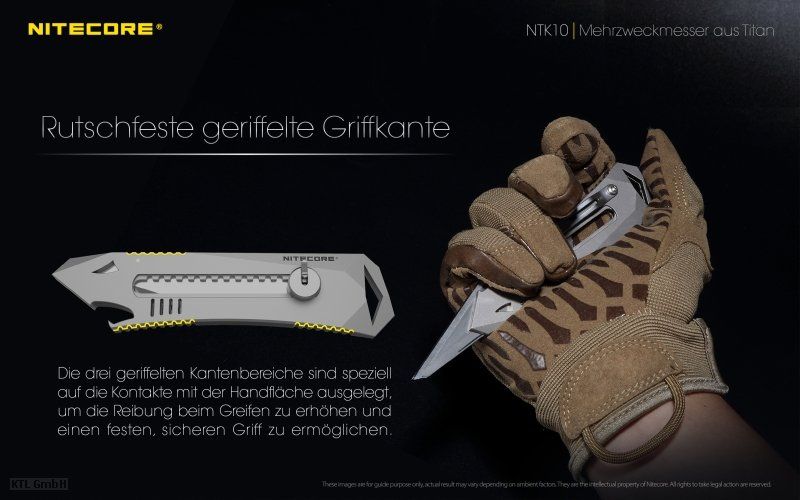 Zubehör: NiteCore Titan Mehrzweck-Messer NTK10 – Neu und originalverpackt aus Grüningen von Prolumin 7