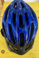 [GUT & GÜNSTIG]: Fahrrad Helm blau - Gr. S/M
