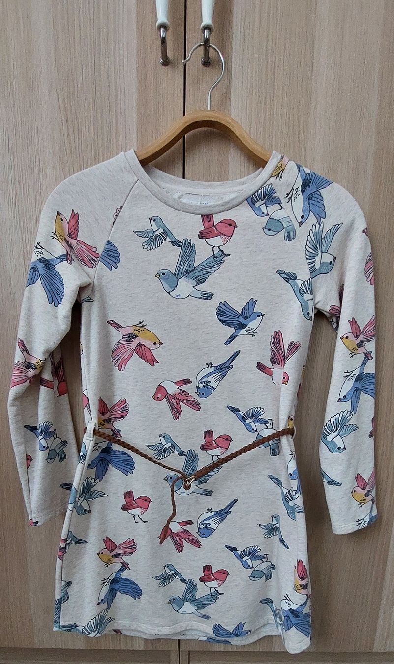 Vestiti & Gonne: Baumwoll Kleid mit Gürtel 134/140 – Usato da Zürich venduto da Anibas1