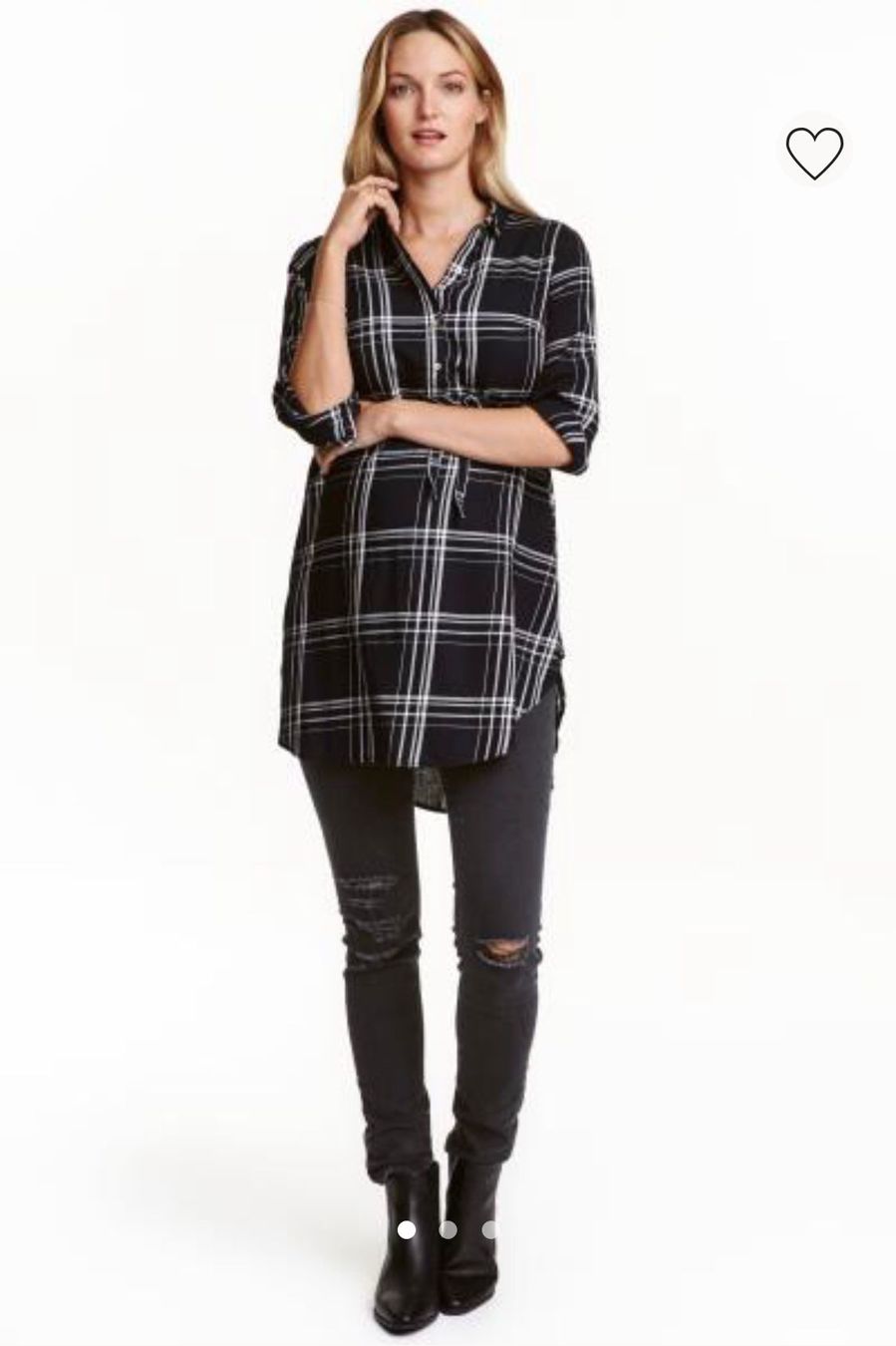 H&M Lotti di vestiti: Schwangerschaftsbluse M mit 2 Strumpfhosen – Nuovo (secondo la descrizione) da Schaffhausen venduto da lauralala123 9