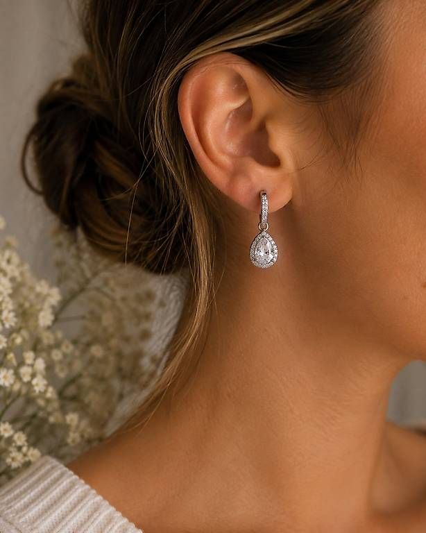 Ohrringe & -stecker: Orecchini pendenti color argento – Neu und originalverpackt aus Lugano von solowolford