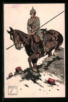 Ludwig Hohlwein: Soldat mit feldgrauer U