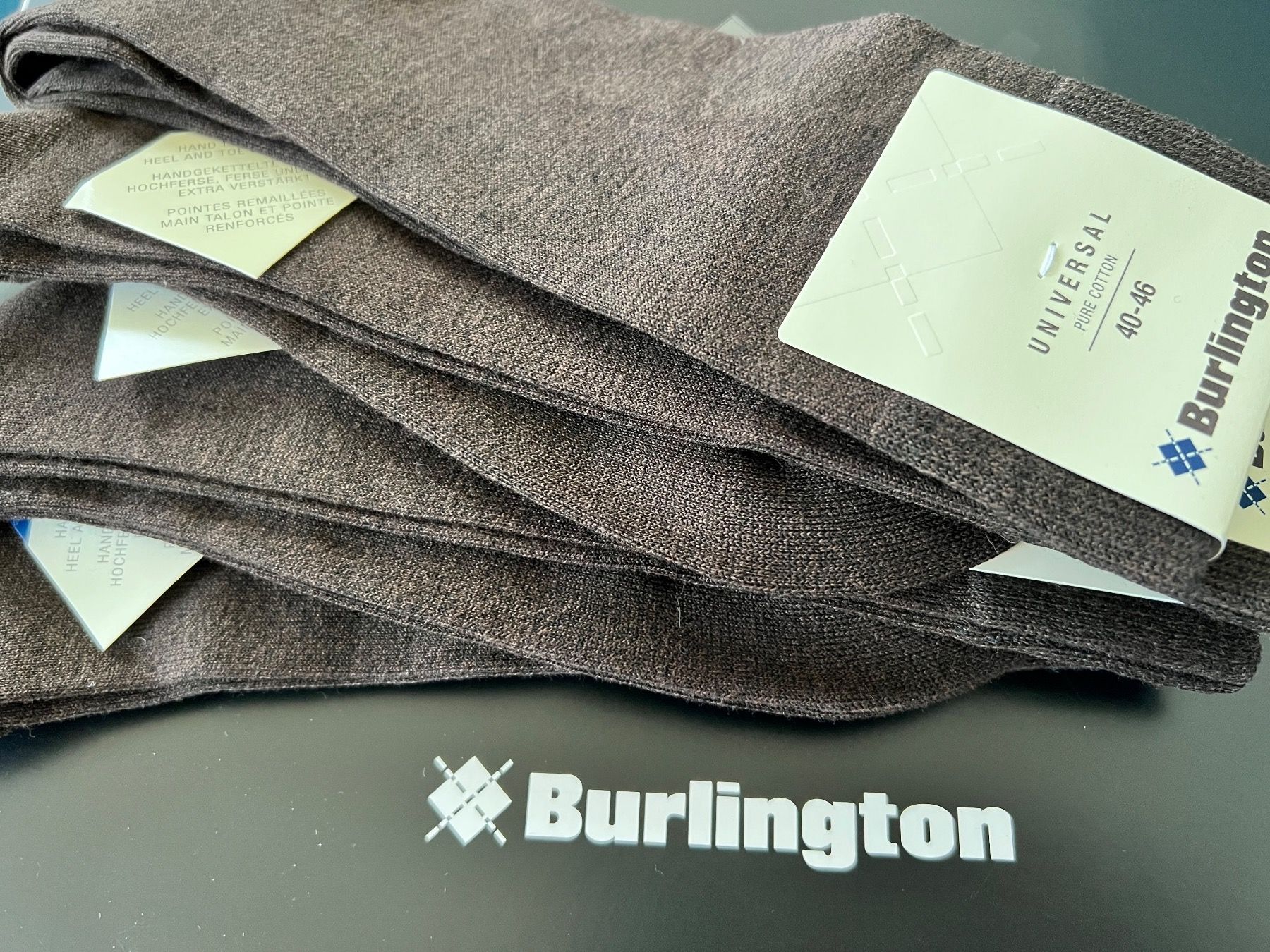 Burlington Socken: Socken Burlington/10 Paar, Baumwolle, braun – Neu und originalverpackt aus Zumikon von DamenFashionShop 2