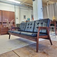 Ole Wanscher Danish Teak Sofa, Vintage, 1970