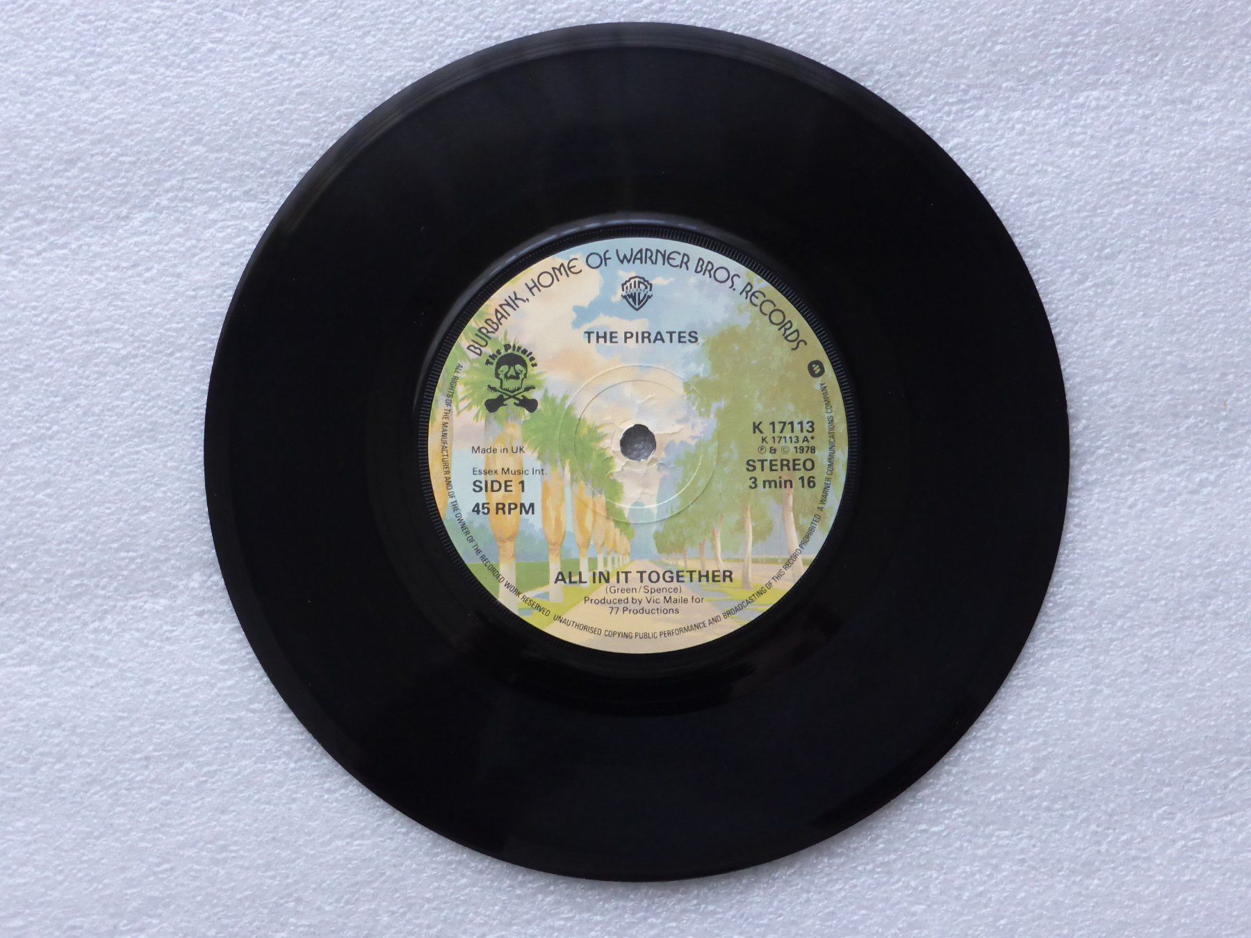 Dischi in vinile: Vinyl Single  THE PIRATES – Usato da Küssnacht am Rigi venduto da Mondkinder 1