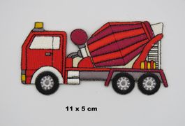 BETONMISCHER - Aufnäher - Aufbügler - Stickerei - 11x5cm
