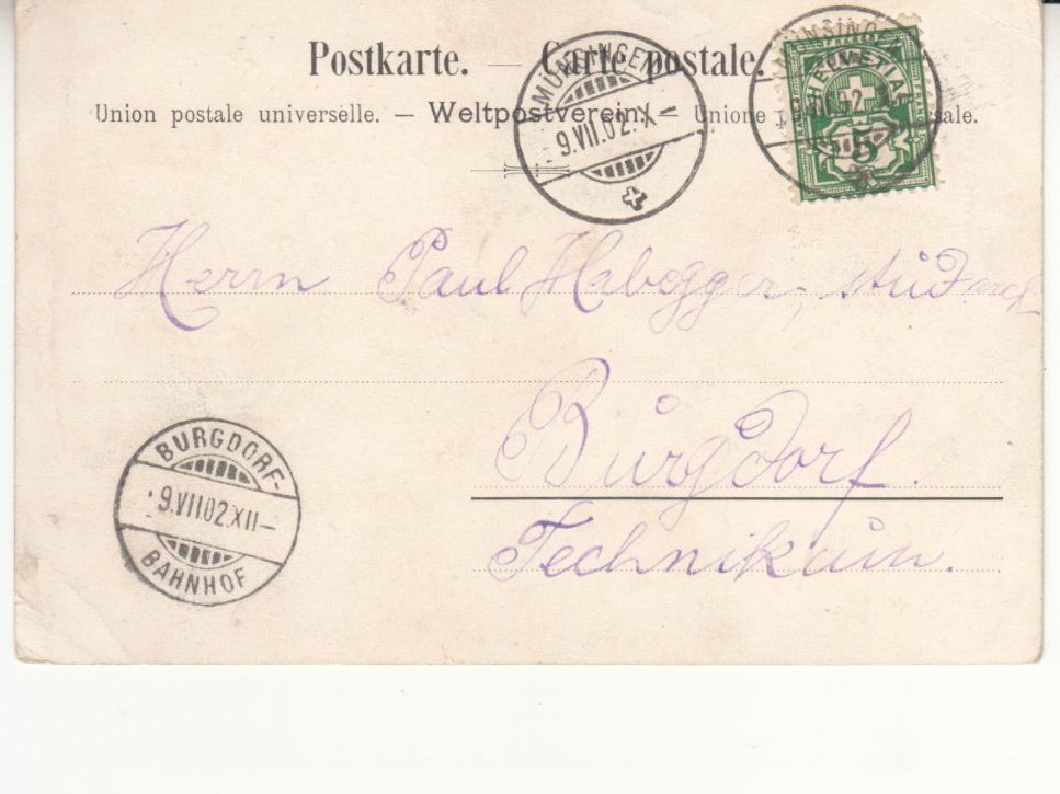 Ansichtskarten: Motivkarte Tanzen – Gebraucht aus Bürglen TG von StampGraf 1