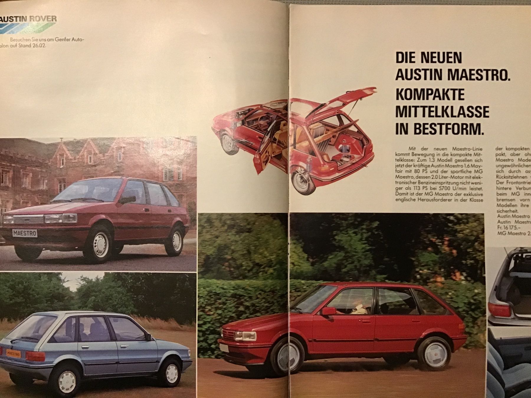 Dokumente: Englische Autos Programm 1985 20 Seiten – Gebraucht aus Scherzingen von Starseller62 3