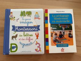 Lot 2 livres Montessori - Le grand imagier rugueux + La péda