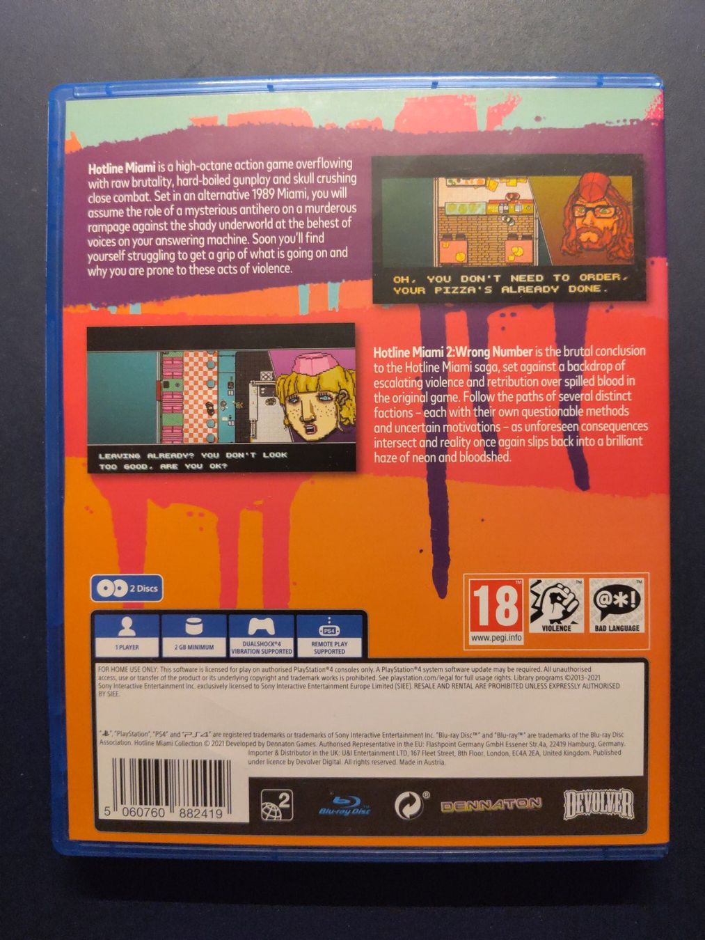 Sony Spiele: Hotline Miami Collection Ps4 – Neu (gemäss Beschreibung) aus Gutenswil von N1ck_Name 3