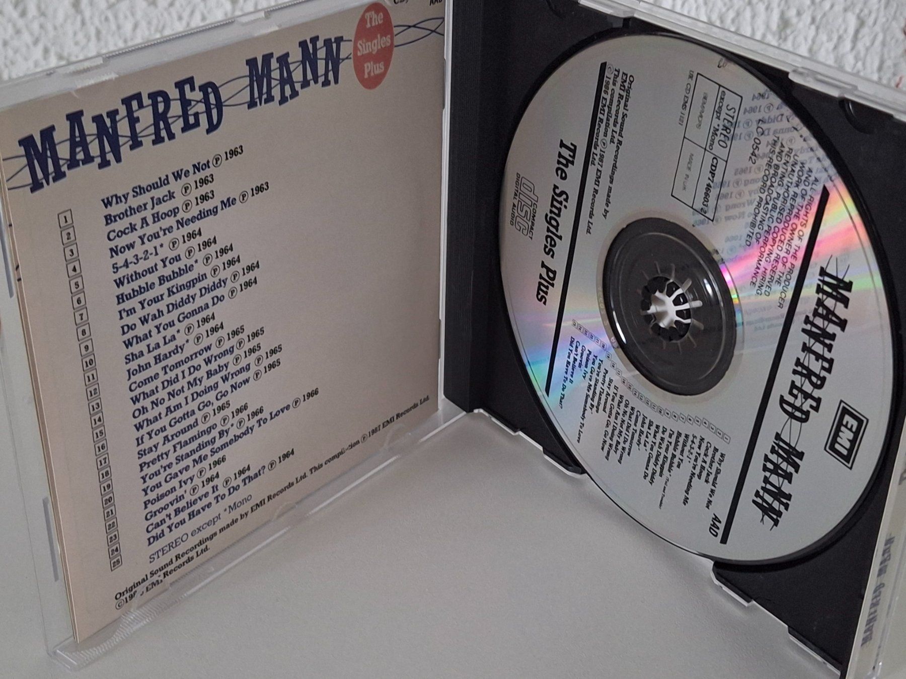 CD: CD Manfred Mann -The Singles Plus 25 – Usato da Aarberg venduto da Jackup1 2