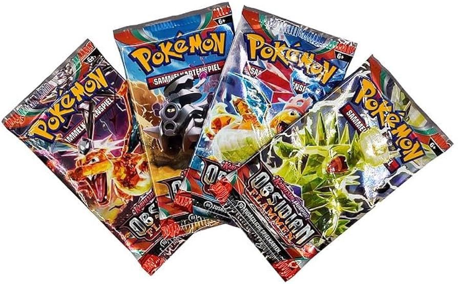 Cartoline: 1x Obsidian Flames Booster (DE) – Nuovo e nell'imballaggio originale da Ascona venduto da MitzMuseum