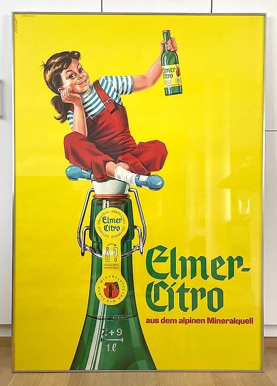 Foto & Immagini: Original Plakat Elmer Citro, 90x128cm, 1956 – Usato da Unterengstringen venduto da Ricardo15Frank