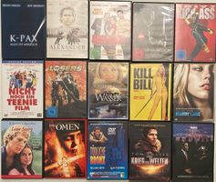 DVD - Sammlung, 43 DVD's & 2 Blue-Rays, guter Zustand